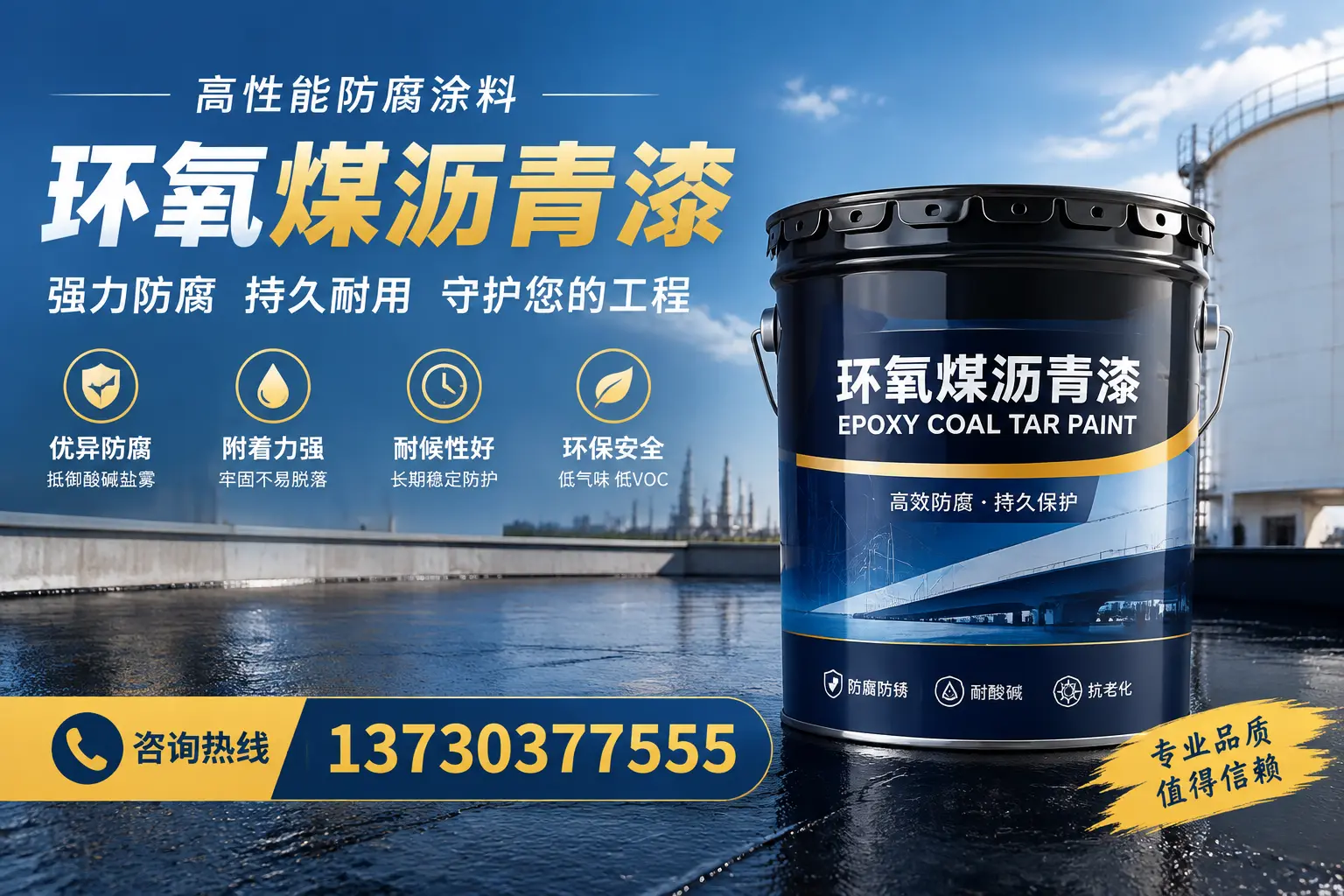 环氧煤沥青漆的耐久性分析，适合定安的使用场景