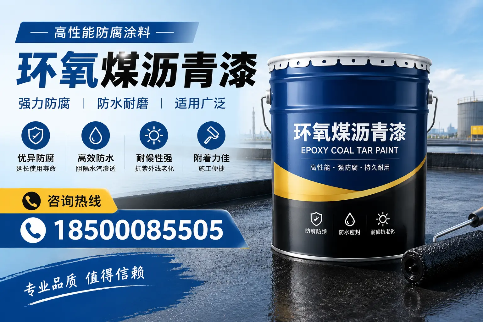环氧煤沥青漆的主要成分与功能，定安用户深度了解
