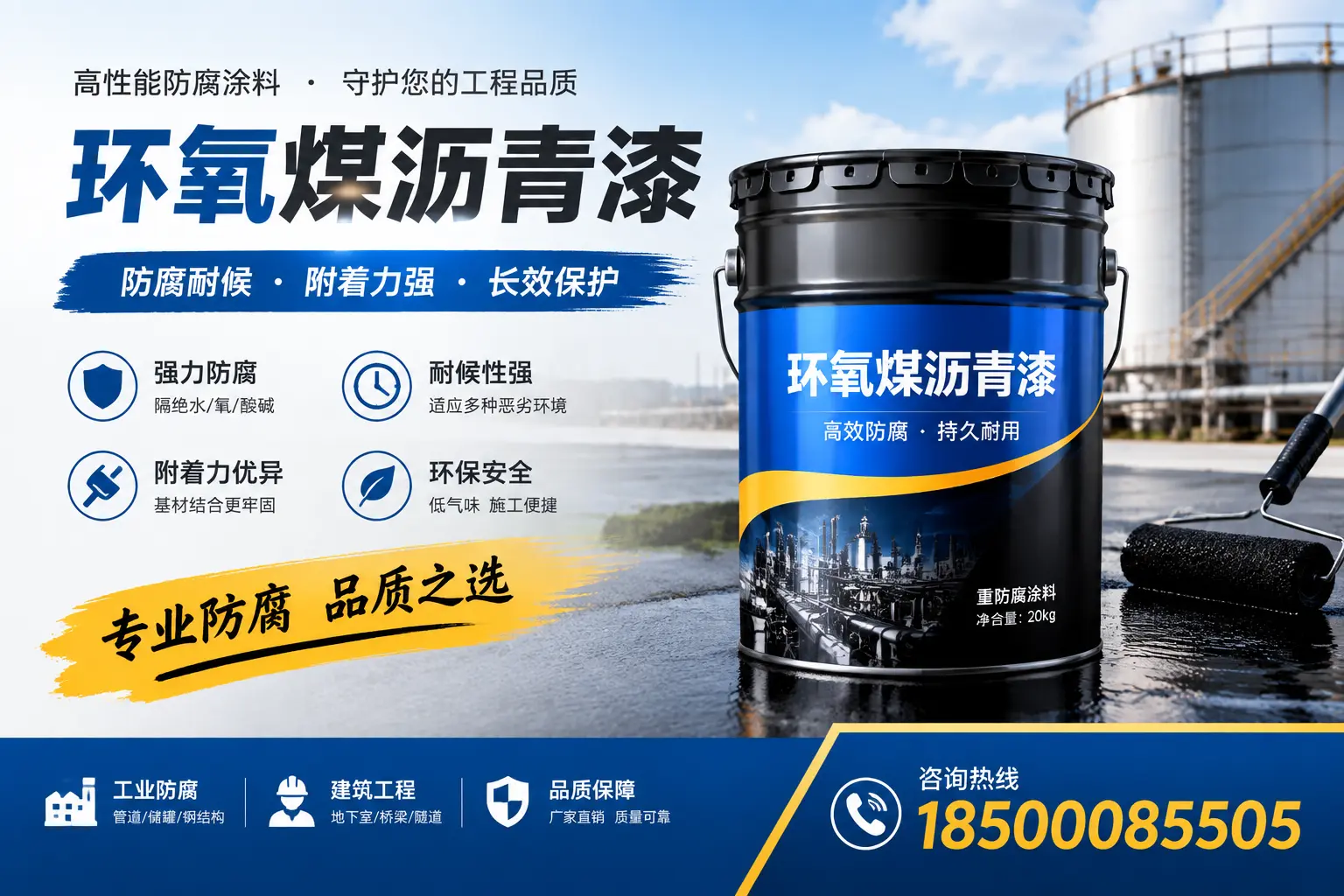 如何选择适合的环氧煤沥青漆？定安市场选型指南